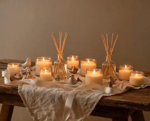 Home fragrance gift table